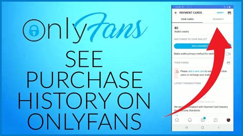 where to find purchased content on onlyfans|How to see purchase history on onlyfans